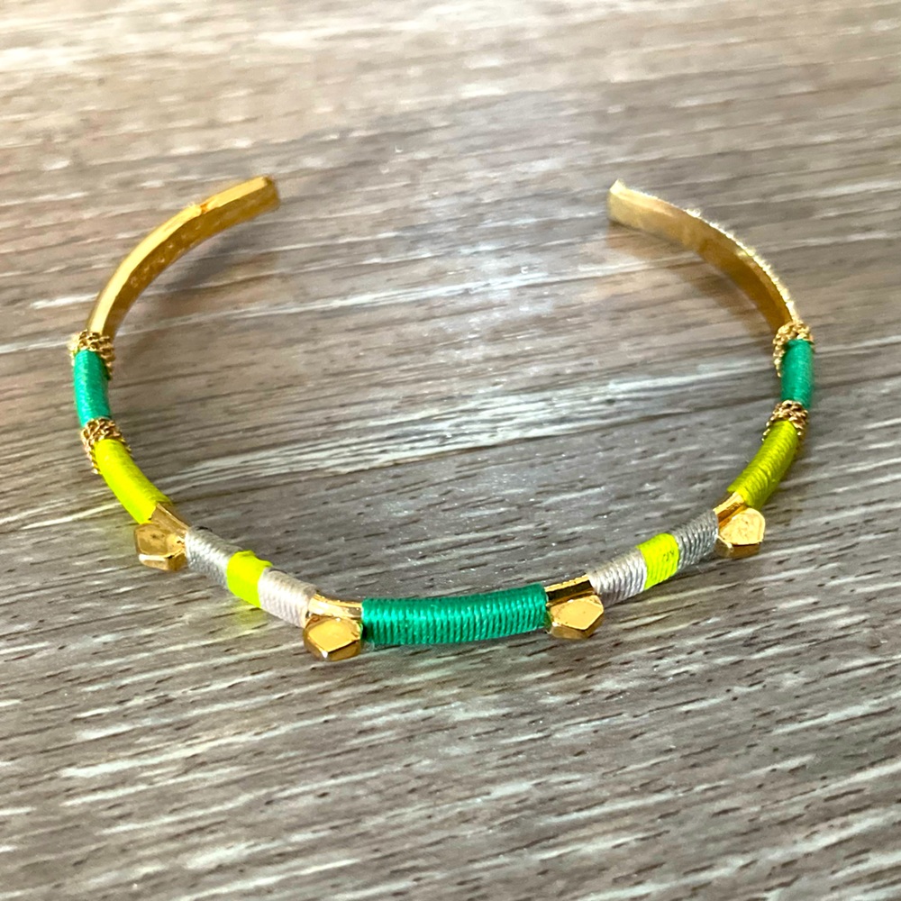 Stella & Dot color block cuff bracelet